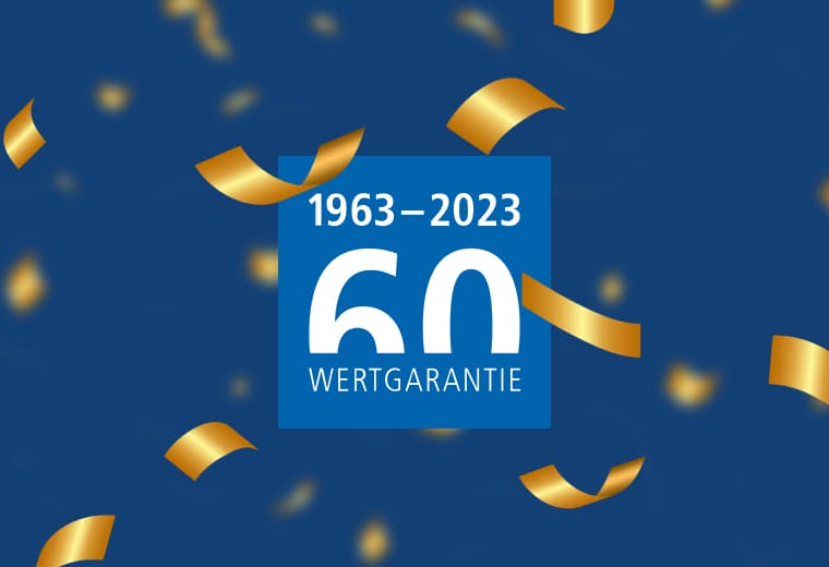 WERTGARANTIE wird 60