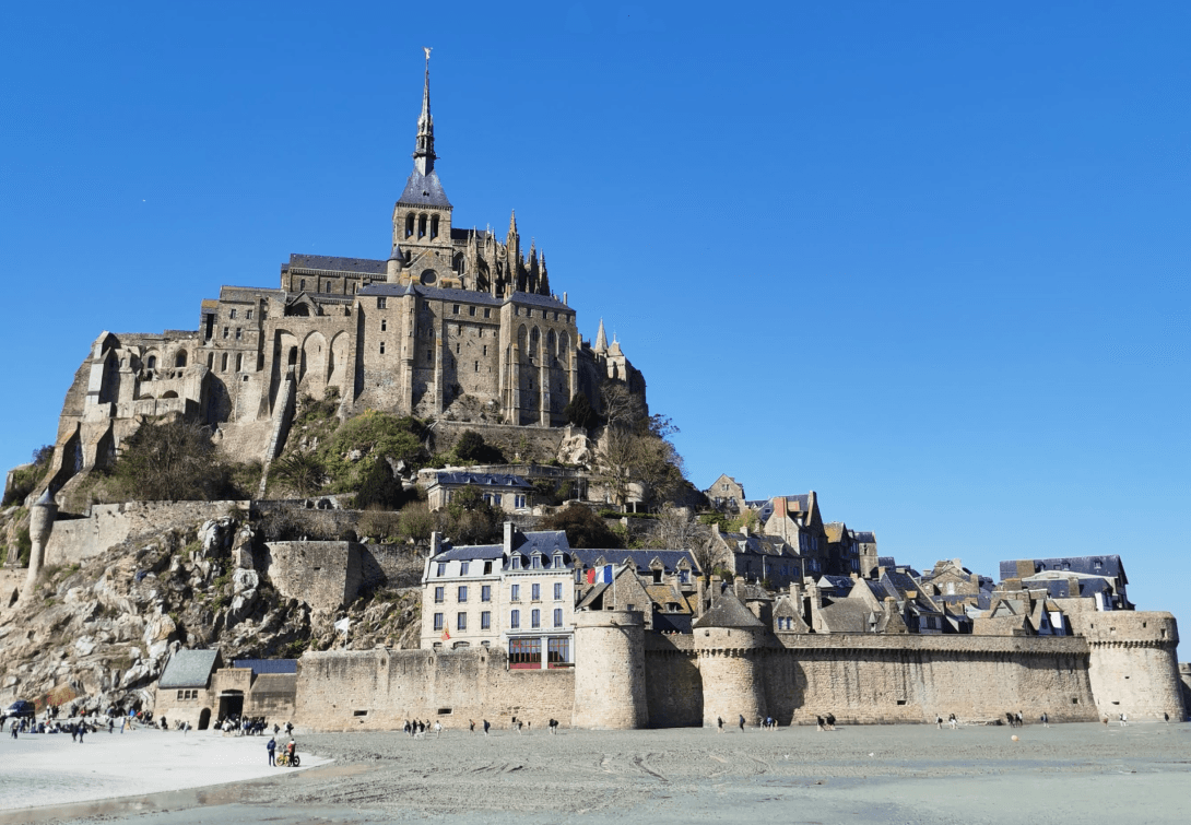 Blick auf die Insel Le Mont-Saint-Michel