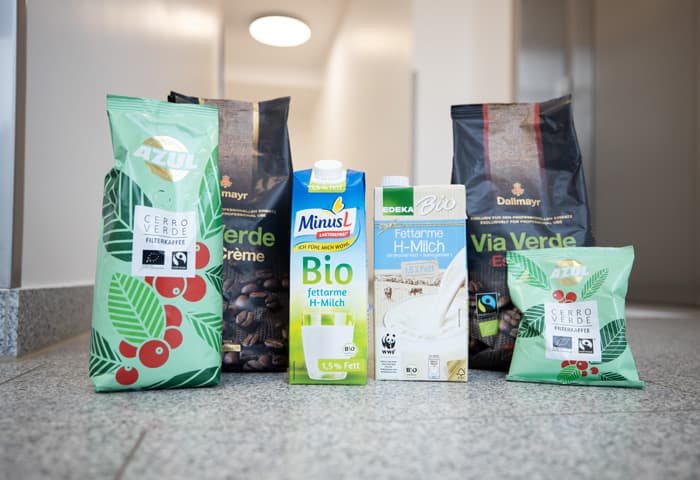 BIO-Kaffee u. -Milch