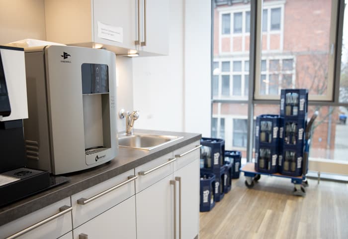 Wasserspender statt Kistenschleppen