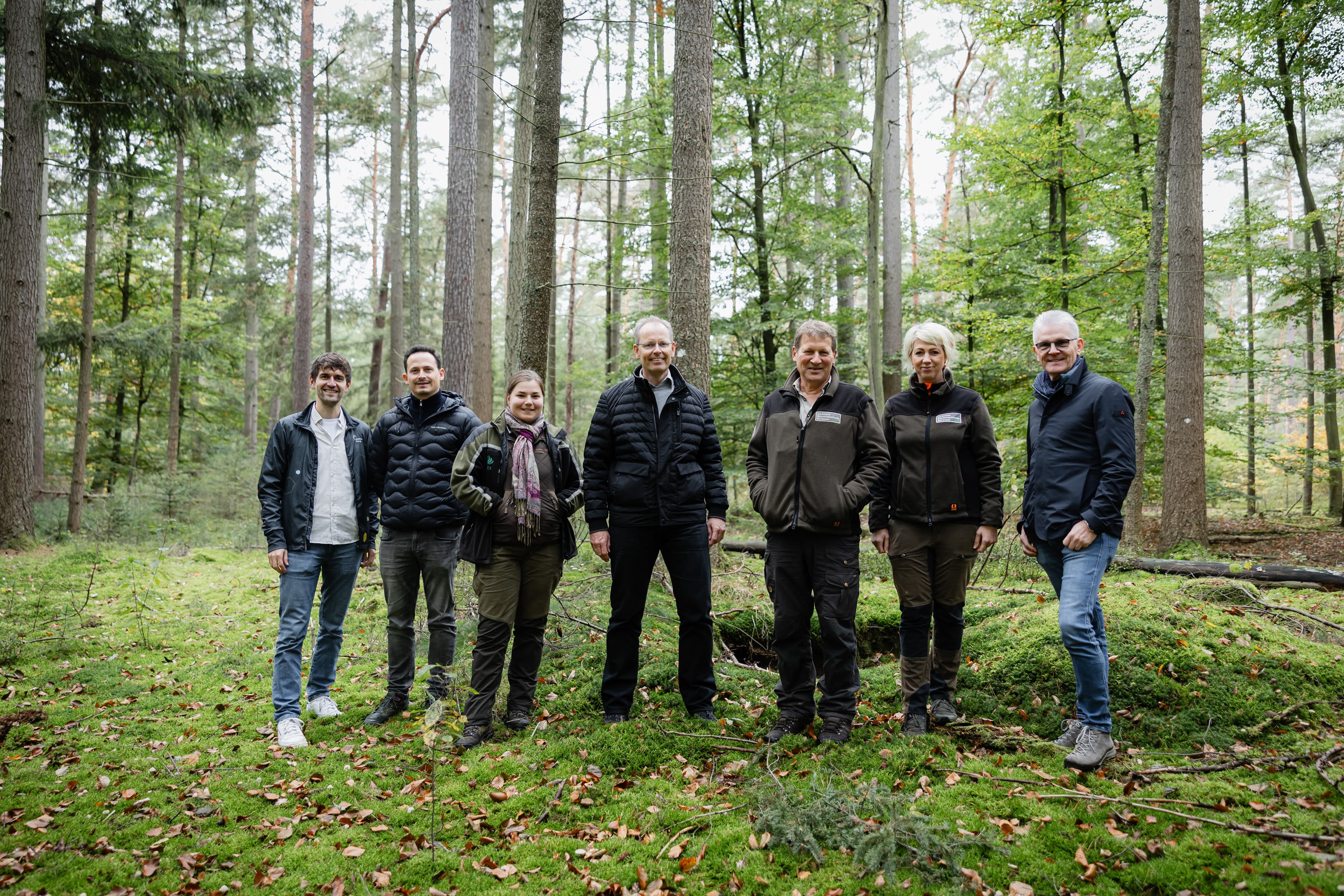 Vorstände Konrad Lehmann und Udo Buermeyer waren in Gartow um sich den von unserem Waldprojekt unterstützen Wald genauer anzusehen.